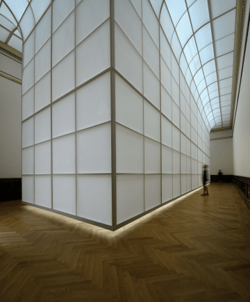 Produkce výstavní architektury - Jiří Příhoda a projektový managment výstavy - Brian Eno - Praha - Galerie Rudolfínum